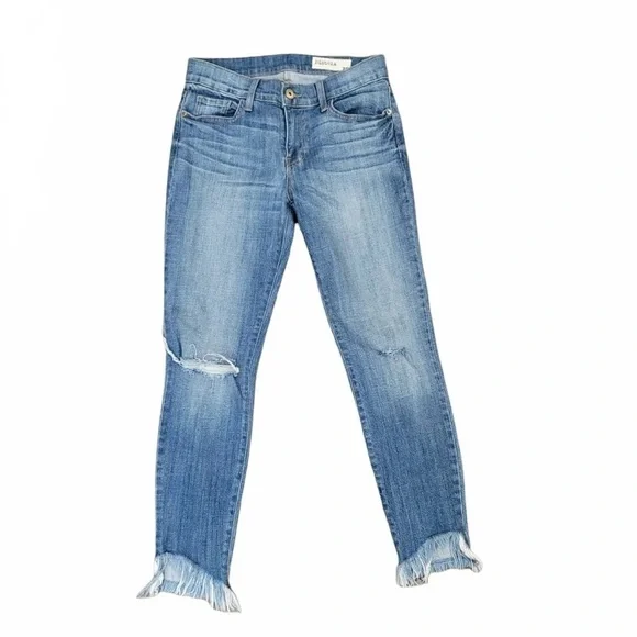 Authentic PISTOLA Ivy Distressed Uneven Fray
Hem Skinny Jeans - Picture 2 of 10